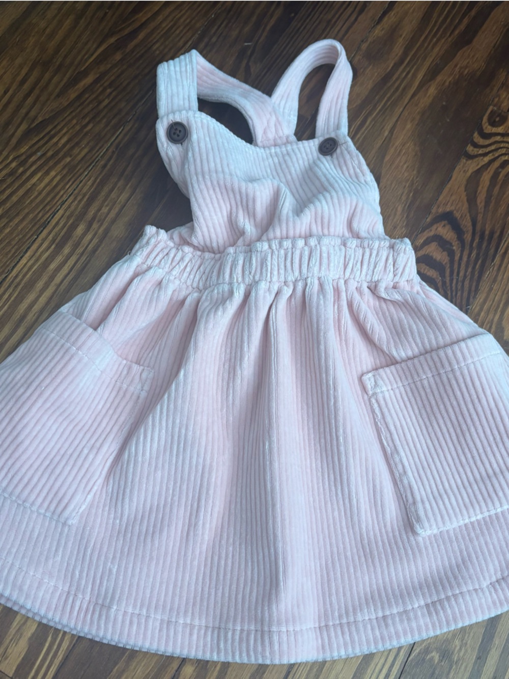 Vignette Girls' Pink Corduroy Pinafore Dress